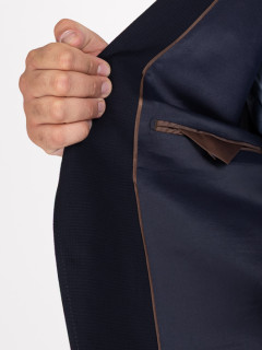 Veste Seersucker Bugatti Grande Taille marine homme grande taille - Capelstore