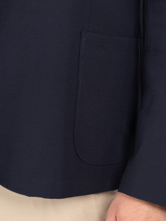 Veste Seersucker Bugatti Grande Taille marine homme grande taille - Capelstore