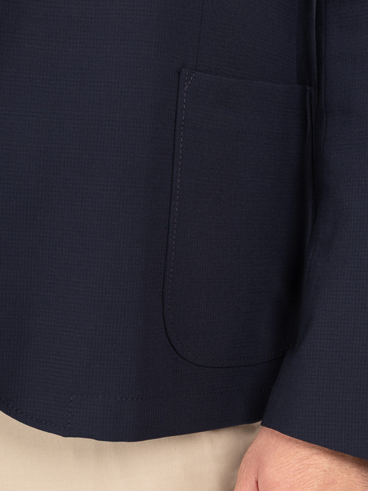 Veste Seersucker Bugatti Grande Taille marine homme grande taille - Capelstore