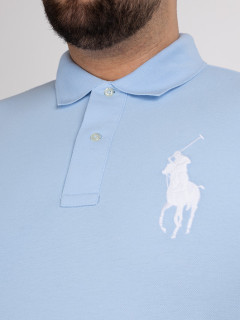 Polo Numero Ralph Lauren Grande Taille bleu ciel homme grande taille - Capelstore