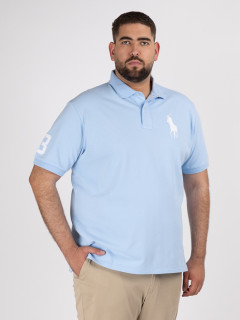 Polo Numero Ralph Lauren Grande Taille bleu ciel homme grande taille - Capelstore