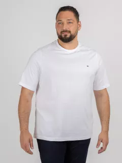 Tee-shirt Blanc Tommy Hilfiger Grande Taille blanc homme grande taille - Capelstore