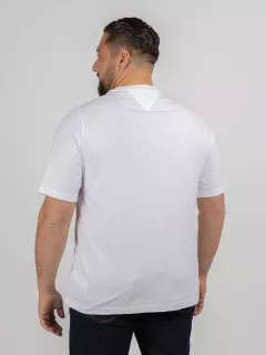 Tee-shirt Blanc Tommy Hilfiger Grande Taille blanc homme grande taille - Capelstore