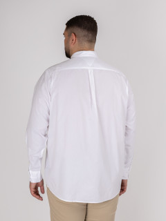Chemise Popeline Blanche Tommy Hilfiger Grande Taille blanc homme grande taille - Capelstore
