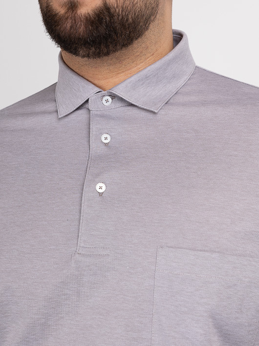 Polo Beige Coton Pique Capel Grande Taille beige homme grande taille - Capelstore