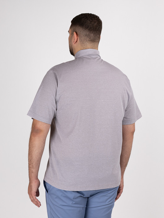 Polo Beige Coton Pique Capel Grande Taille beige homme grande taille - Capelstore