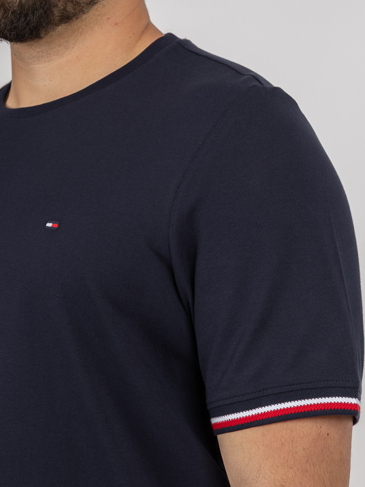 Tee-shirt Marine Tommy Hilfiger Grande Taille marine homme grande taille - Capelstore