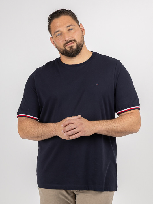 Tee-shirt Marine Tommy Hilfiger Grande Taille marine homme grande taille - Capelstore