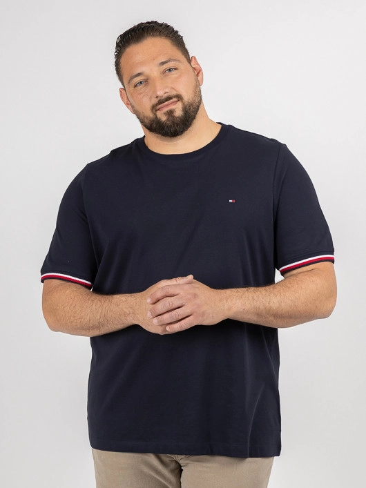 Tee-shirt Marine Tommy Hilfiger Grande Taille marine homme grande taille - Capelstore