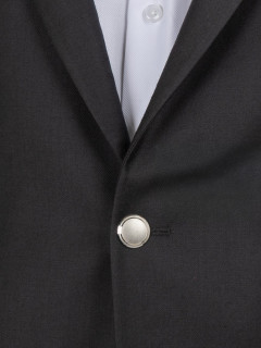 Blazer Noir Serge Pal Zileri Grande Taille noir homme grande taille - Capelstore
