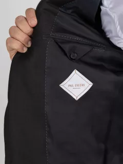 Blazer Noir Serge Pal Zileri Grande Taille noir homme grande taille - Capelstore