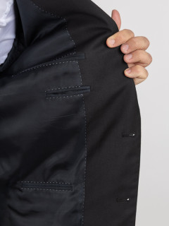 Blazer Noir Serge Pal Zileri Grande Taille noir homme grande taille - Capelstore