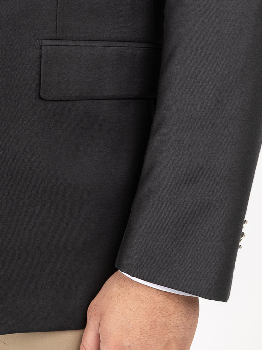Blazer Noir Serge Pal Zileri Grande Taille noir homme grande taille - Capelstore
