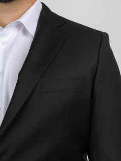 Blazer Noir Serge Pal Zileri Grande Taille noir homme grande taille - Capelstore
