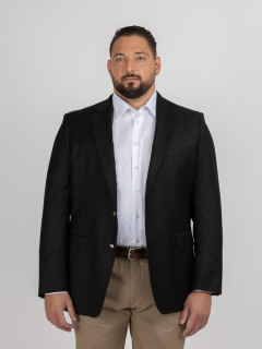Blazer Noir Serge Pal Zileri Grande Taille noir homme grande taille - Capelstore