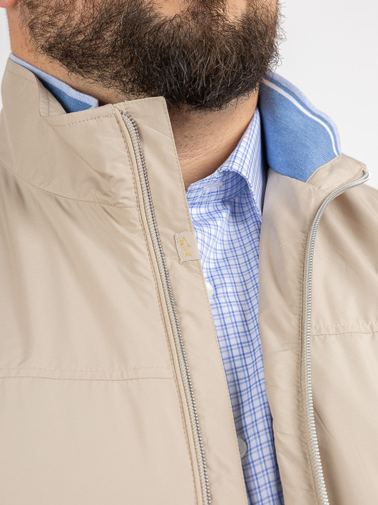 Blouson Sans Manches Beige Paul & Shark Grande Taille beige homme grande taille - Capelstore