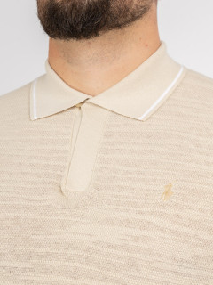 Polo Maille Beige Ralph Lauren Grande Taille beige homme grande taille - Capelstore
