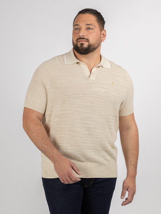 Polo Maille Beige Ralph Lauren Grande Taille beige homme grande taille - Capelstore