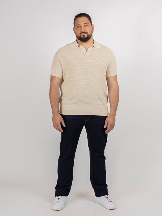 Polo Maille Beige Ralph Lauren Grande Taille beige homme grande taille - Capelstore