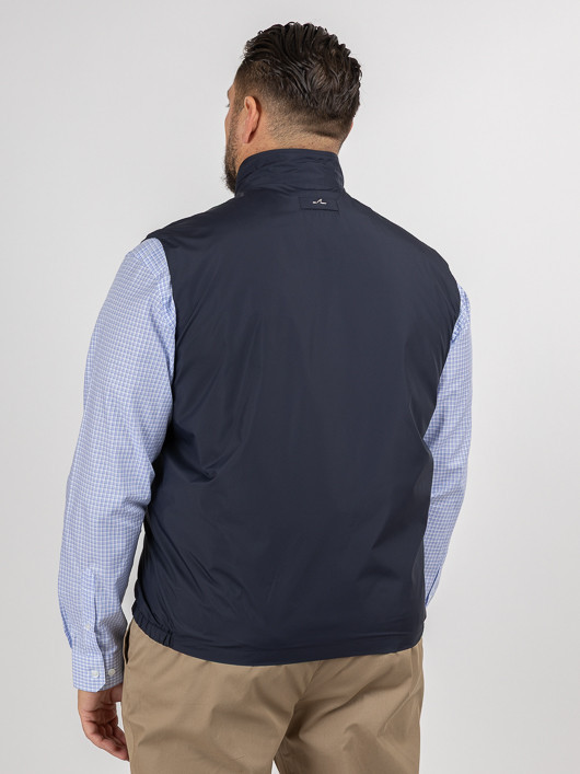 Blouson Sans Manches Marine Paul & Shark Grande Taille marine homme grande taille - Capelstore