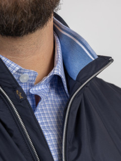 Blouson Sans Manches Marine Paul & Shark Grande Taille marine homme grande taille - Capelstore