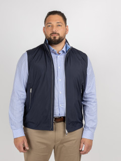 Blouson Sans Manches Marine Paul & Shark Grande Taille marine homme grande taille - Capelstore