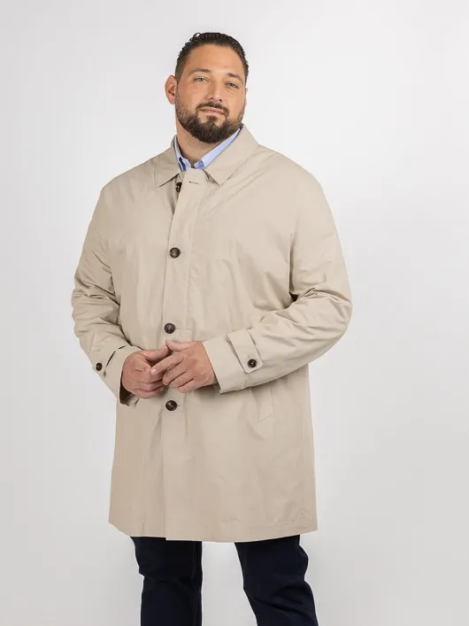 Impermeable Collection Privee Capel Grande Taille beige homme grande taille - Capelstore
