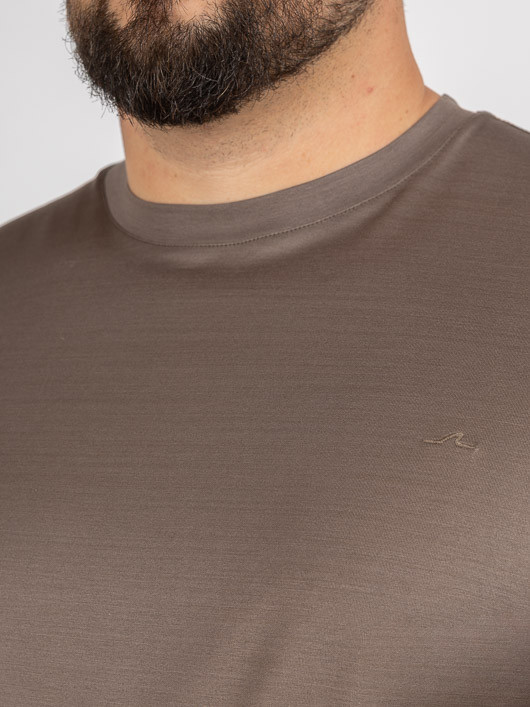Tee-shirt Uni Paul & Shark Grande Taille anthracite homme grande taille - Capelstore