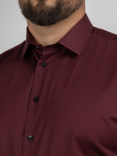 Chemise Max Bordeaux Capel Grande Taille bordeaux homme grande taille - Capelstore