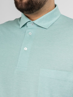 Polo Vert Amande Coton Pique Capel Grande Taille vert amande homme grande taille - Capelstore