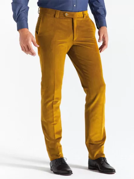 Pantalon Velours Grant Miel Capel Grande Taille