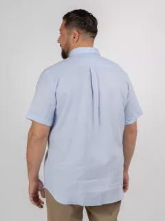 Chemisette Zack/leo Lin Ciel Capel Grande Taille bleu ciel homme grande taille - Capelstore