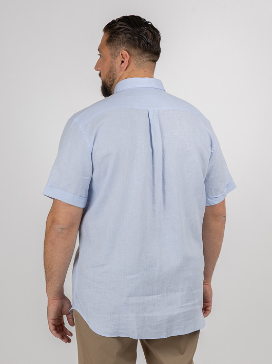 Chemisette Zack/leo Lin Ciel Capel Grande Taille bleu ciel homme grande taille - Capelstore