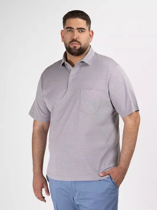 Polo Beige Coton Pique Capel Grande Taille beige homme grande taille - Capelstore