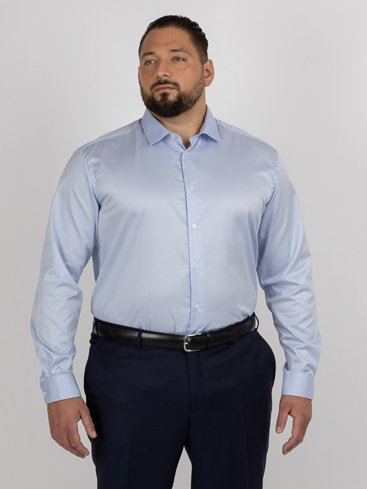 Chemise Max P Bleu Ciel Capel Grande Taille bleu ciel homme grande taille - Capelstore