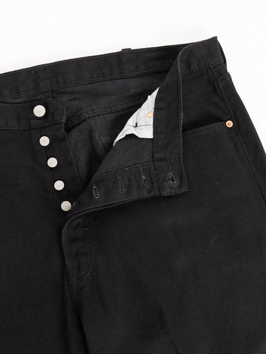 Jean 501 Levi's Listless Grande Taille noir homme grande taille - Capelstore