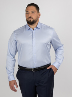 Chemise Max/leo Sans Poche Capel Grande Taille bleu ciel homme grande taille - Capelstore