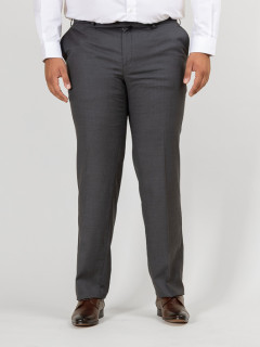 Pantalon de costume gris anthracite séparable grande taille | Capel