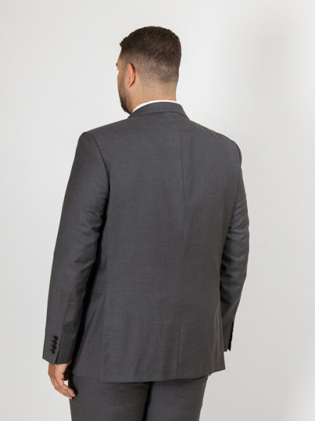 Veste Séparable Gris Capel Grande Taille