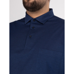 Polo Bleu Coton Pique Capel Grande Taille bleu homme grande taille - Capelstore