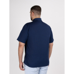 Polo Bleu Coton Pique Capel Grande Taille bleu homme grande taille - Capelstore