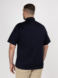 Polo Marine Coton Mercerise Capel Grande Taille marine homme grande taille - Capelstore