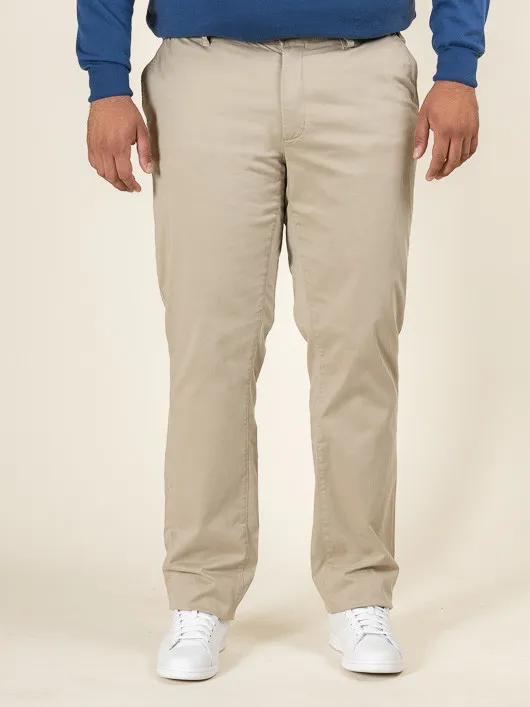 Chino Beige Tommy Hilfiger Grande Taille beige homme grande taille - Capelstore