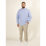 Chemise Rayee Tommy Hilfiger Grande Taille bleu homme grande taille - Capelstore