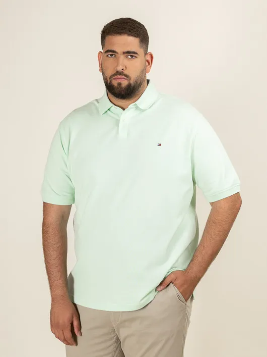 Polo Vert Pastel Tommy Hilfiger Grande Taille vert pastel homme grande taille - Capelstore