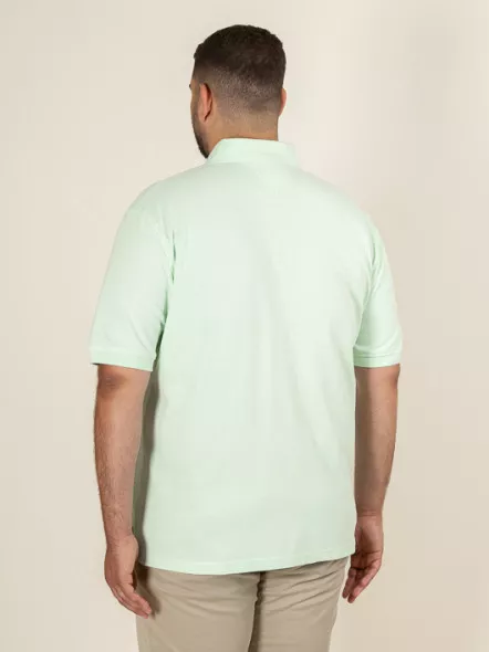 Polo Vert Pastel Tommy Hilfiger Grande Taille