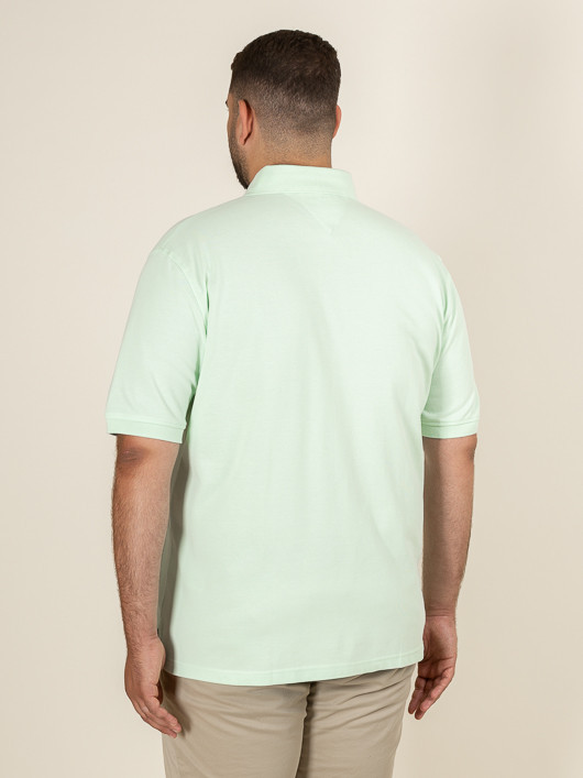 Polo Vert Pastel Tommy Hilfiger Grande Taille vert pastel homme grande taille - Capelstore