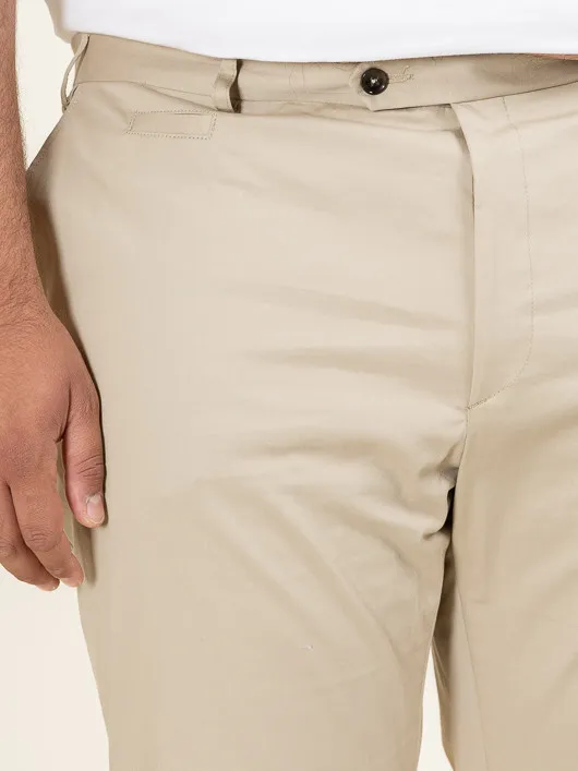 Pantalon Gaspard Beige Capel Grande Taille beige homme grande taille - Capelstore