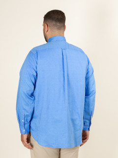Chemise Bleue Coton/lin Tommy Hilfiger Grande Taille bleu ciel homme grande taille - Capelstore