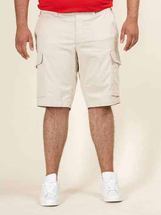 Bermuda Cargo Beige Tommy Hilfiger Grande Taille beige homme grande taille - Capelstore
